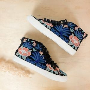 Rebecca Minkoff Zaina Embroidered Sneakers Hi Tops
